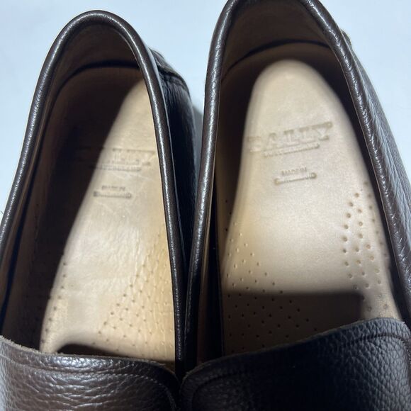 Bally Men’s Wallog Driving Loafer Size 13 Brown - Picture 2 of 7